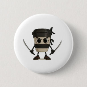 Cappuccino Assassino Funny Italian 6 Cm Round Badge