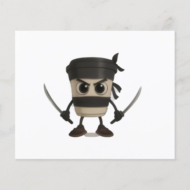 Cappuccino Assassino Funny Italian Flyer (Front)