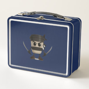 Cappuccino Assassino Funny Italian Metal Lunch Box