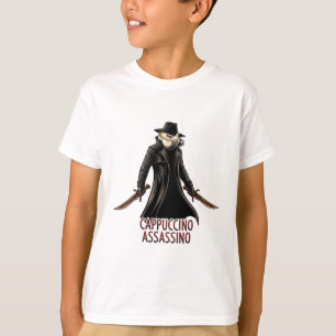 Cappuccino Assassino T-Shirt   Dark Humour Italian
