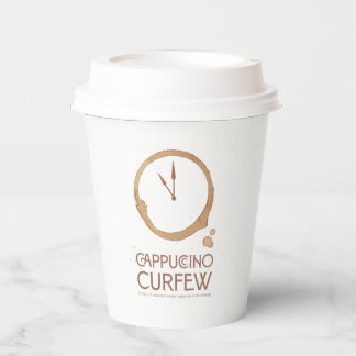 Cappuccino Curfew 11AM – To Go Coffee Cup
