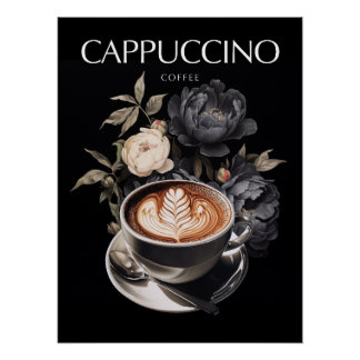 Cappuccino Elegance Poster