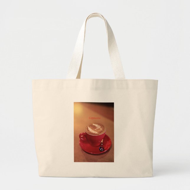 Cappuccino Large Tote Bag (Front)