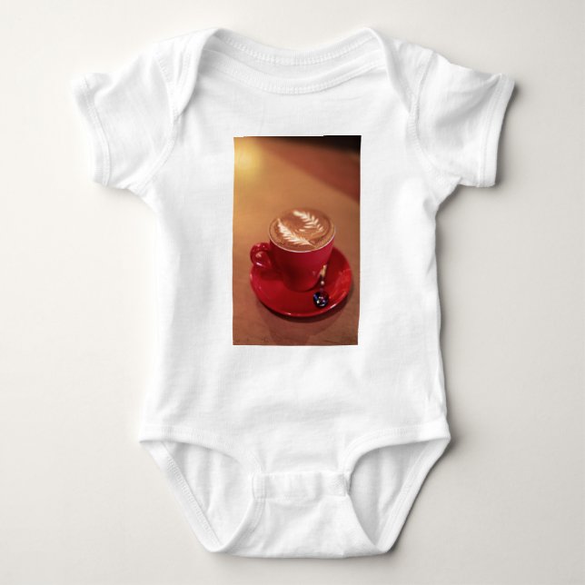 Cappucino Blank Baby Bodysuit (Front)