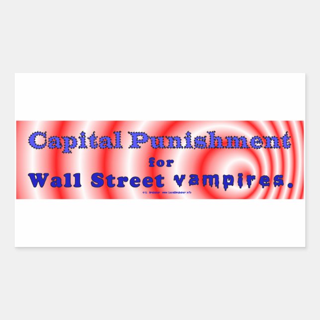CapPunWallStVampires Rectangular Sticker (Front)