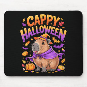Cappy Halloween Capybara Witch  Mouse Pad