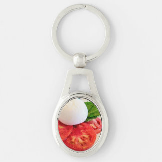 Caprese Metal Keychain