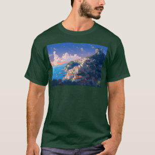 Capri Charm An Artisticribute to Italys Island gir T-Shirt