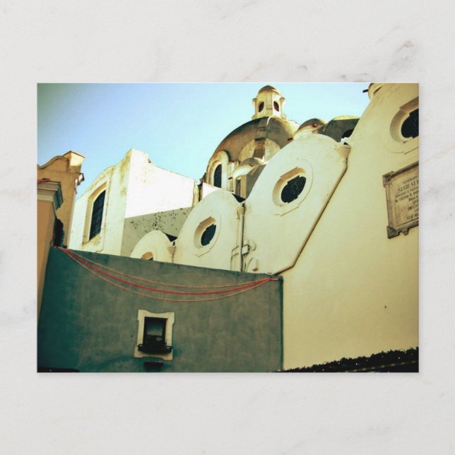 Capri houses postcard (Front)