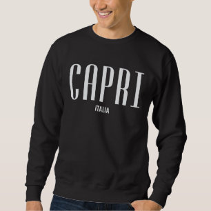 Capri Italia Italy Classic Graphic Designer Fashio Sweatshirt