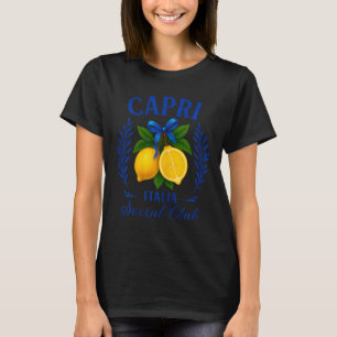 Capri Italia Lemons Travel Campania Tyrrhenian Sea T-Shirt