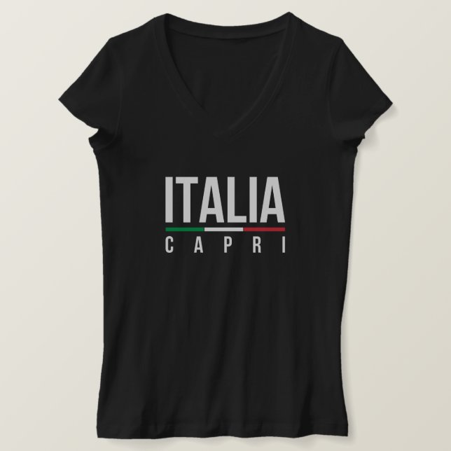 Capri Italia T-Shirt (Design Front)