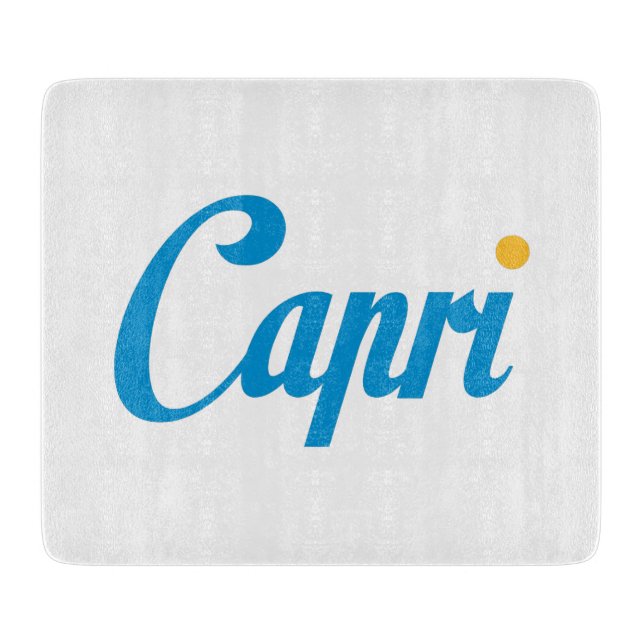 CAPRI Italy Cutting Board (Front)