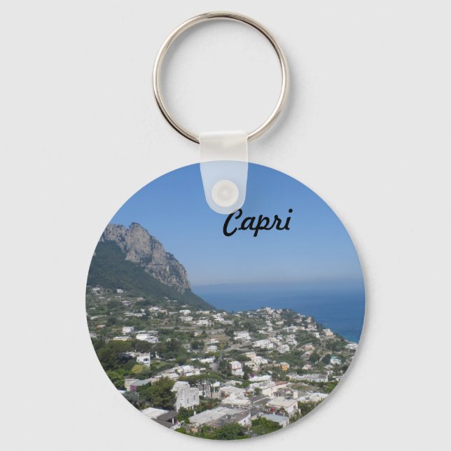 Capri, Italy Key Ring (Front)