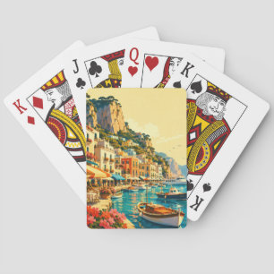Capri Italy Marina Grande Harbour Souvenir Playing Cards