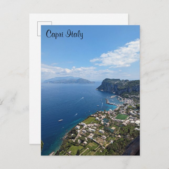 Capri Italy Postcard (Front/Back)