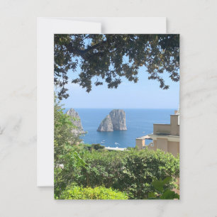 Capri Italy Postcard