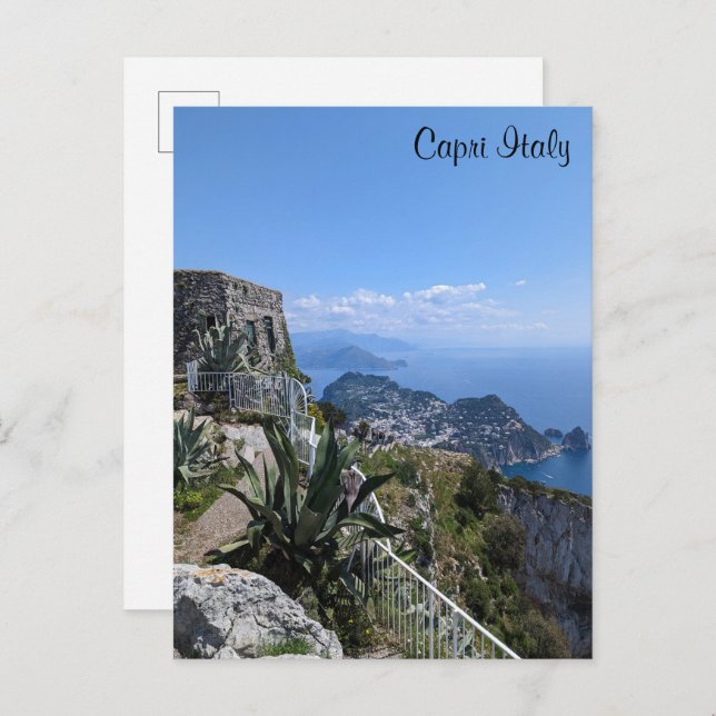 Capri Italy Postcard (Front/Back)
