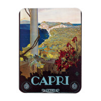 Capri, Italy Vintage Travel Poster