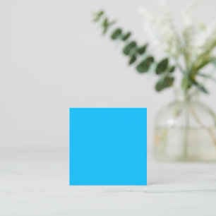 Capri (solid colour)  square business card
