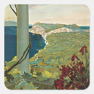 Capri Square Sticker