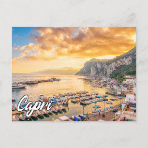 Capri, Tyrrhenian Sea, Italy Holiday Postcard