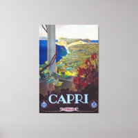 Capri Vintage Italian Travel Poster
