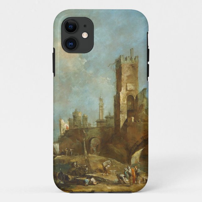 Capriccio of a Harbour Case-Mate iPhone Case (Back)