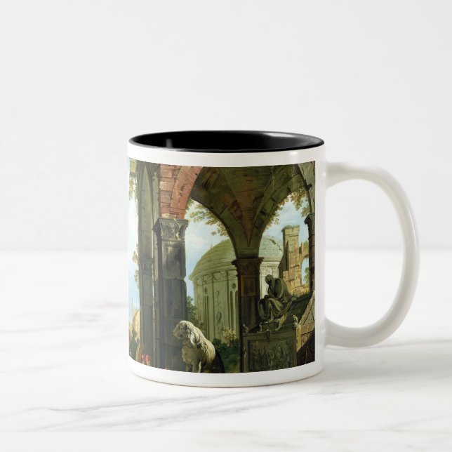 Capriccio with Motifs from Padua, c.1756 Two-Tone Coffee Mug (Right)