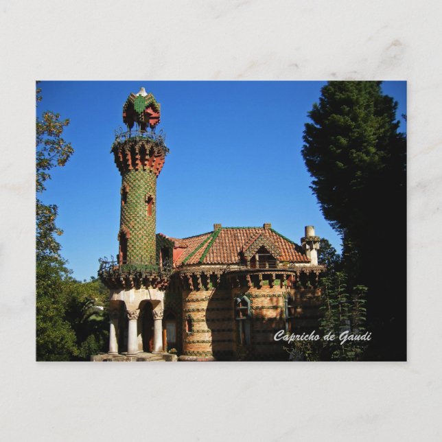 Capricho de Gaudi.Comillas, Postcard (Front)