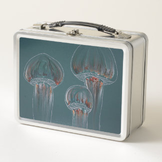 Capricious Caps Metal Lunch Box