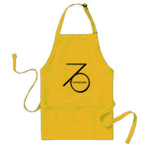 CAPRICORN, Abstract Design of the Zodiac Sign,  Standard Apron