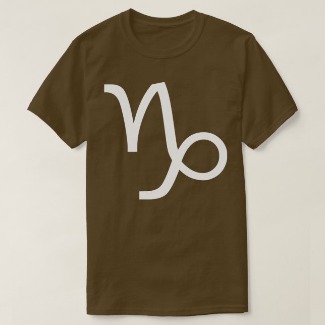 Capricorn astrology T-Shirt (Design Front)