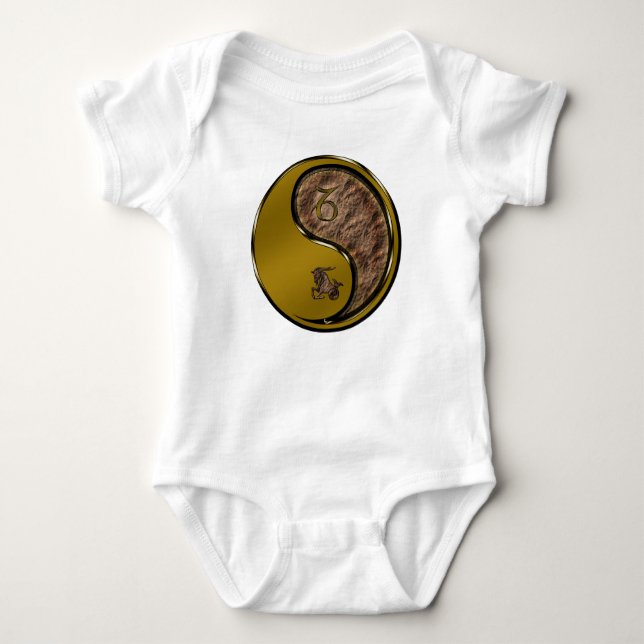Capricorn Baby Bodysuit (Front)