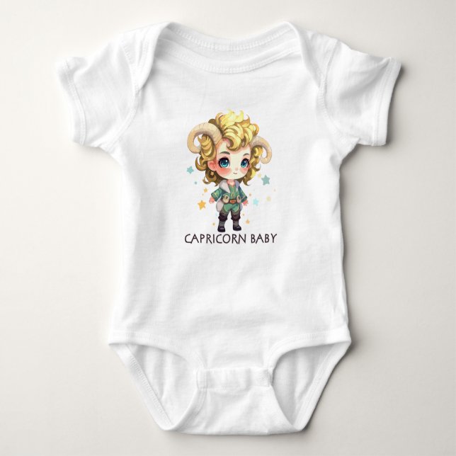 Capricorn Baby Bodysuit (Front)