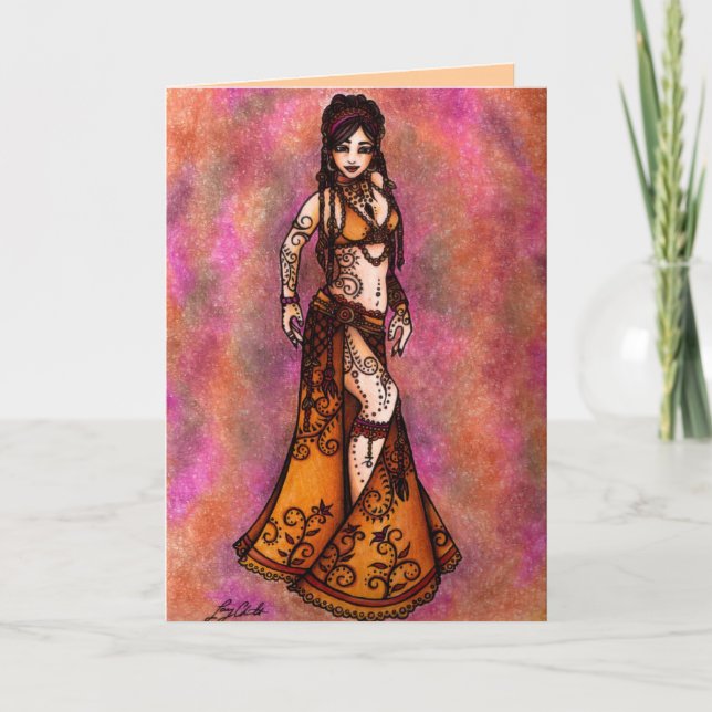 Capricorn Bellydancer cards (Front)
