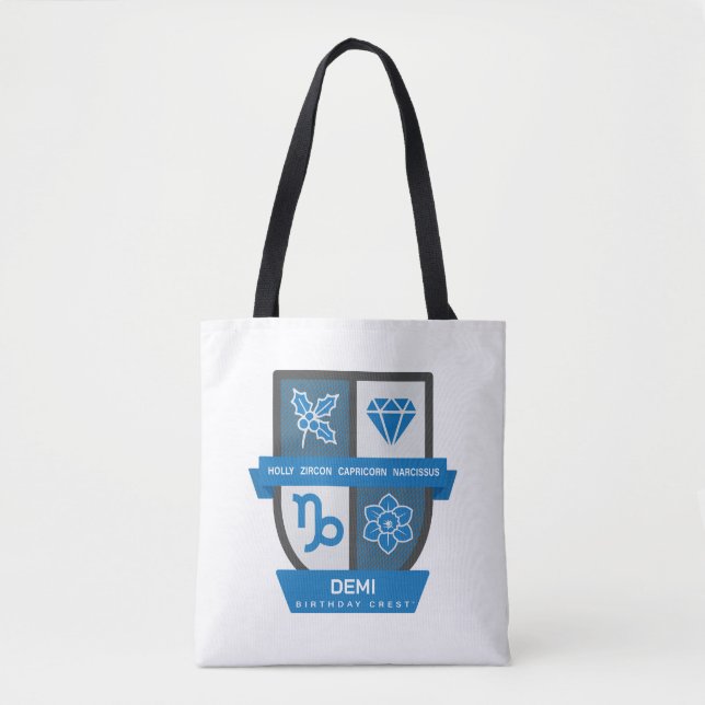 Capricorn Birthday Crest™ December 22-31 Tote Bag (Front)