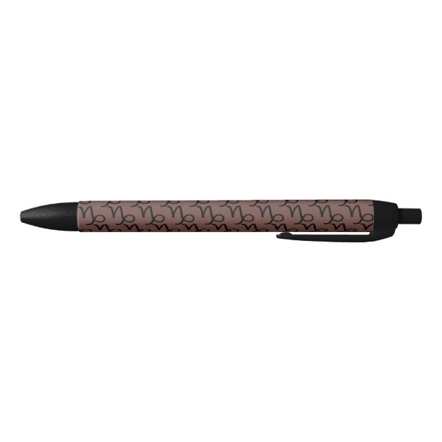 Capricorn Black Ink Pen (Bottom)