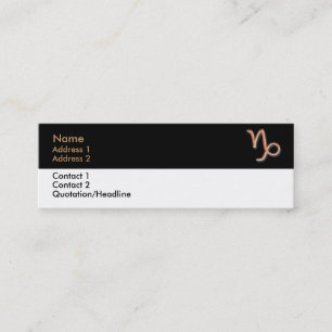 Capricorn Business Card