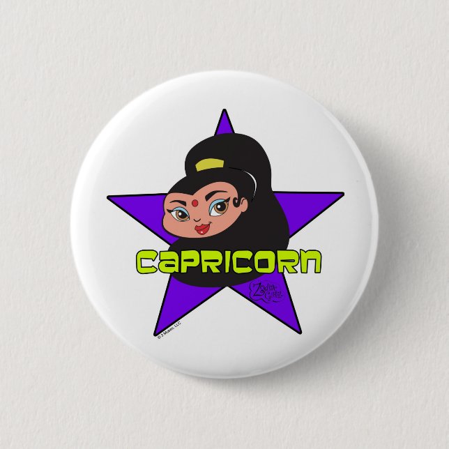 Capricorn Button (Front)