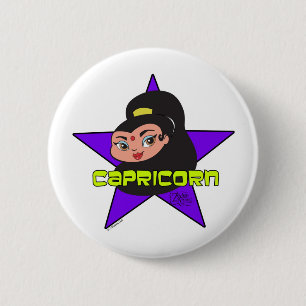 Capricorn Button