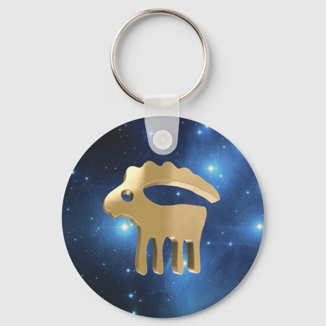 Capricorn, Capricorno Key Ring (Front)