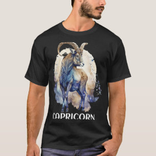 Capricorn Caps Zodiac Saturn Ruled Astrological Go T-Shirt