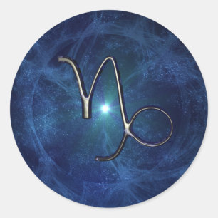 Capricorn Classic Round Sticker