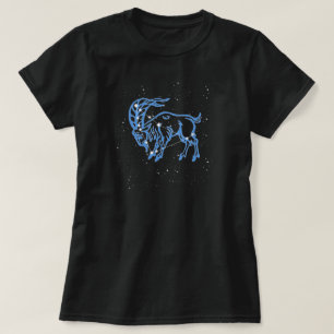 Capricorn Constellation and Zodiac Sign with Stars T-Shirt