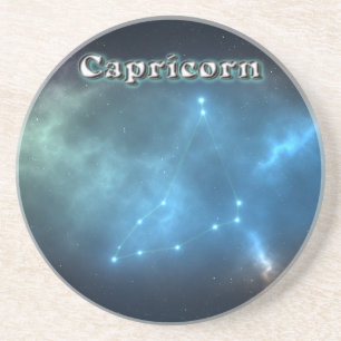 Capricorn constellation coaster