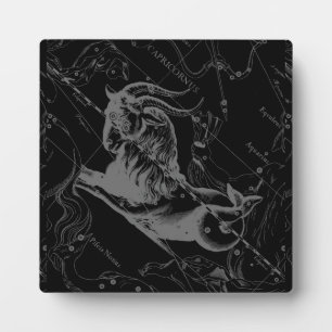 Capricorn Constellation Hevelius 1690 Engraving Plaque