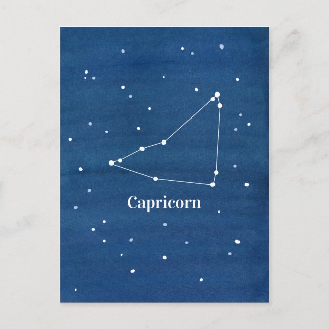 Capricorn Constellation Stars Postcard (Front)