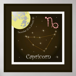 Capricorn December 22 to January 20 Poster