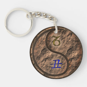 Capricorn & Earth Ox Key Ring